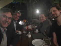 Der alte Steuerkreis Jakob Schweizer, Martin Vogel, Bianca Schell, Markus Oster (v.l.n.r. plus Jan Heidelberger) verabschiedet sich und dankt herzlich für eure Teilnahme und euer Engagement!