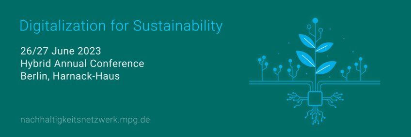 Header image for the annual conference of the Max Planck Sustainability Network, kindly provided by the Publications Distribution of the General Administration of the Max Planck Society. © Max Planck Society