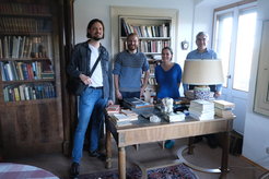 Max Planck's desk in the house at the Tegernsee.